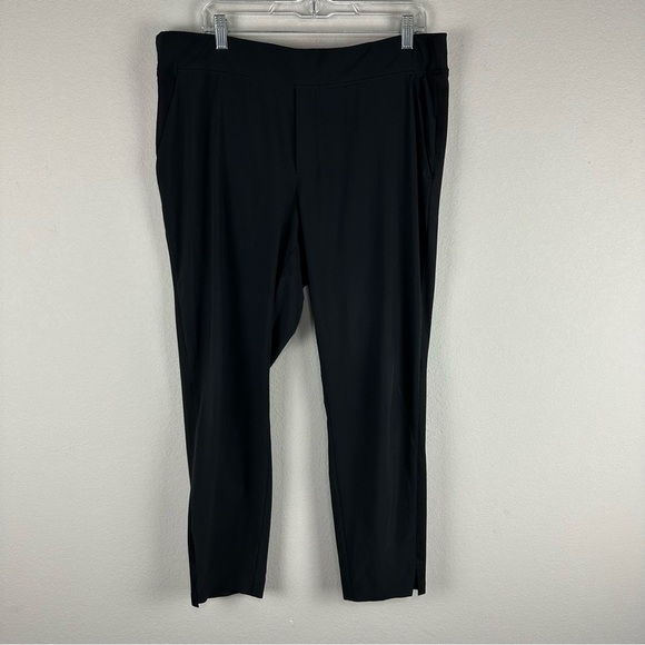 Athleta Pants - Athleta Black Brooklyn Ankle Athleisure Pants Size 16